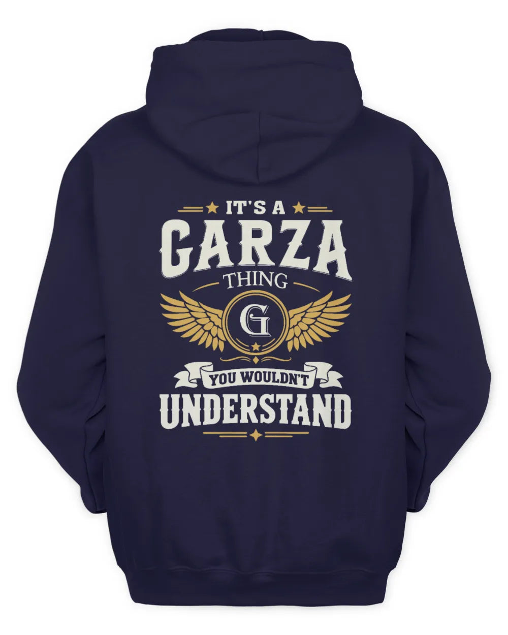 GARZA KT06-M008 It’s a [NAME] Thing – You Wouldn’t Understand | Personalized Vintage T-Shirt - Unisex Hoodie - Navy