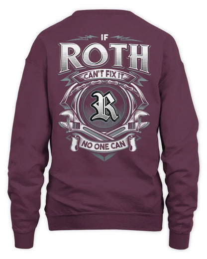 ROTH AP81-K4-626 - Personalized Ahmed Quote Apparel “If Ahmed Can't Fix It, No One Can” - Unisex Sweatshirt - Maroon