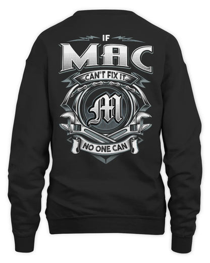MAC AP81-K4-626 - Personalized Ahmed Quote Apparel “If Ahmed Can't Fix It, No One Can” - Unisex Sweatshirt - Black