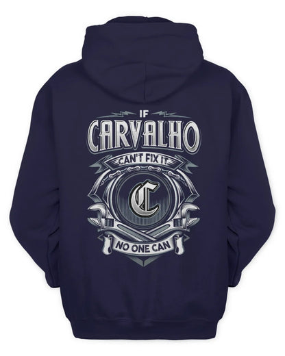 CARVALHO AP81-K4-626 - Personalized Ahmed Quote Apparel “If Ahmed Can't Fix It, No One Can” - Unisex Hoodie - Navy