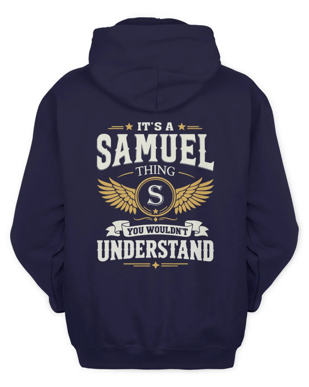 SAMUEL KT06-M008 It’s a [NAME] Thing – You Wouldn’t Understand | Personalized Vintage T-Shirt - Unisex Hoodie - Navy