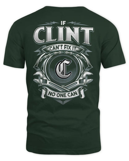 CLINT AP81-K4-626 - Personalized Ahmed Quote Apparel “If Ahmed Can't Fix It, No One Can” - Unisex Standard T-Shirt - Forest Green