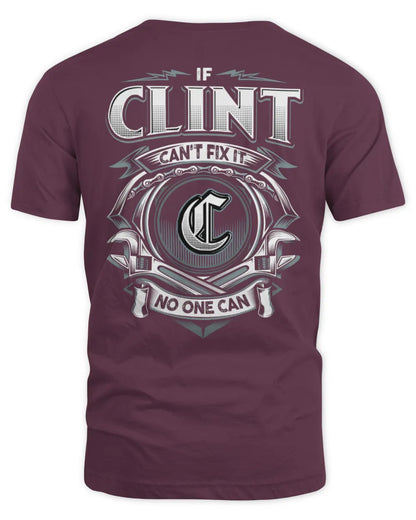 CLINT AP81-K4-626 - Personalized Ahmed Quote Apparel “If Ahmed Can't Fix It, No One Can” - Unisex Standard T-Shirt - Maroon