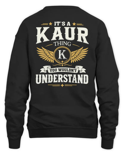 KAUR KT06-M008 It’s a [NAME] Thing – You Wouldn’t Understand | Personalized Vintage T-Shirt - Unisex Sweatshirt - Black