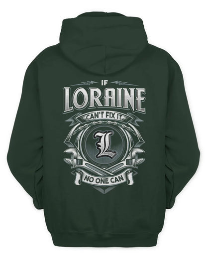 LORAINE AP81-K4-626 - Personalized Ahmed Quote Apparel “If Ahmed Can't Fix It, No One Can” - Unisex Hoodie - Forest Green
