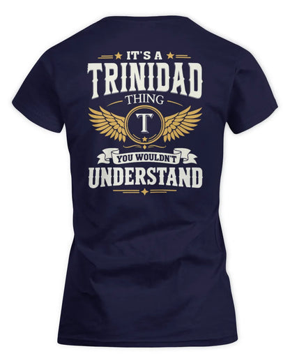 TRINIDAD KT06-M008 It’s a [NAME] Thing – You Wouldn’t Understand | Personalized Vintage T-Shirt - Women's Standard T-Shirt - Navy