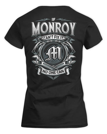 MONROY AP81-K4-626 - Personalized Ahmed Quote Apparel “If Ahmed Can't Fix It, No One Can” - Women's Standard T-Shirt - Black
