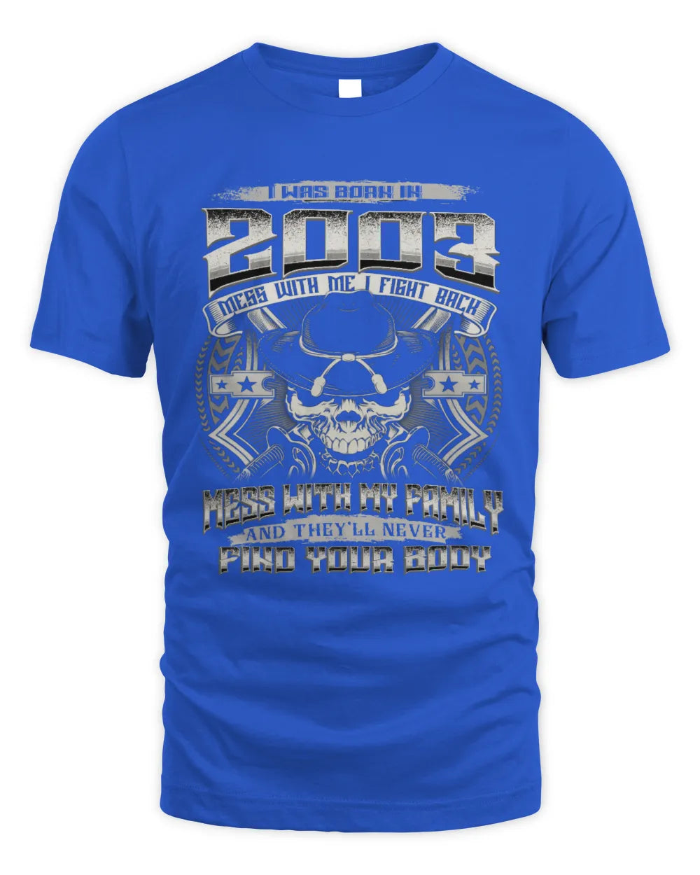 2003 HH89-K2 – Protective Family Quote T-Shirt - Unisex Standard T-Shirt - Royal