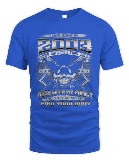 2003 HH89-K2 – Protective Family Quote T-Shirt - Unisex Standard T-Shirt - Royal