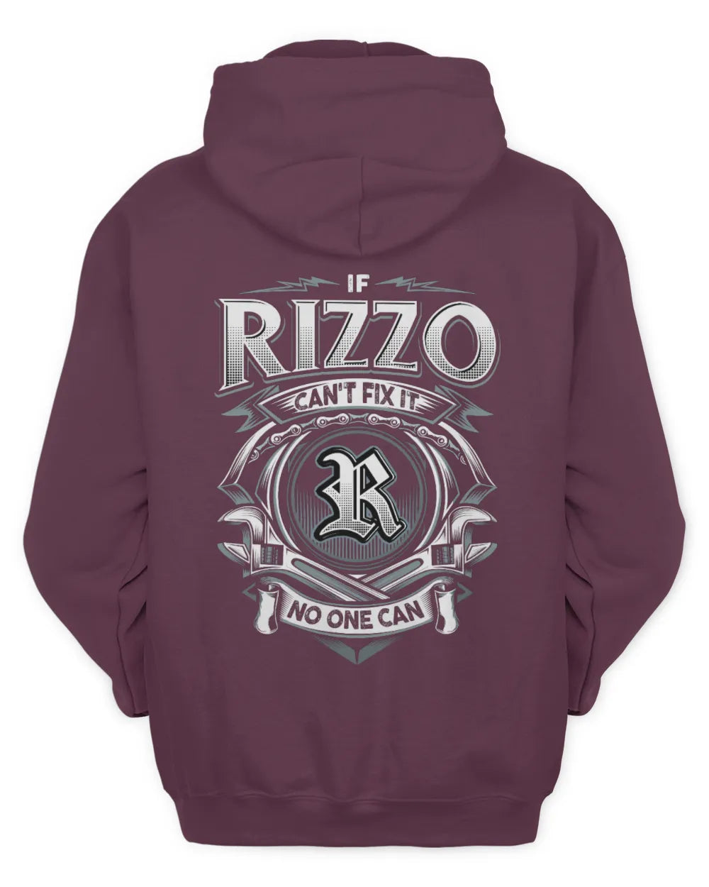 RIZZO AP81-K4-626 - Personalized Ahmed Quote Apparel “If Ahmed Can't Fix It, No One Can” - Unisex Hoodie - Maroon