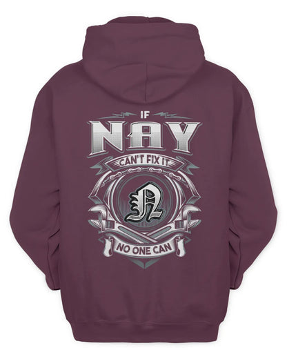 NAY AP81-K4-626 - Personalized Ahmed Quote Apparel “If Ahmed Can't Fix It, No One Can” - Unisex Hoodie - Maroon