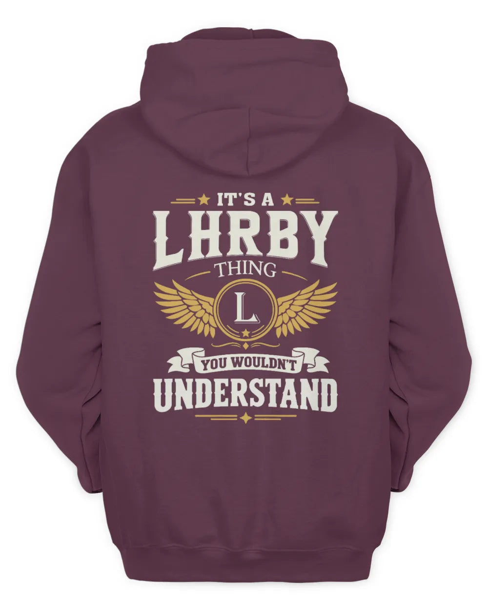 LHRBY KT06-M008 It’s a [NAME] Thing – You Wouldn’t Understand | Personalized Vintage T-Shirt - Unisex Hoodie - Maroon