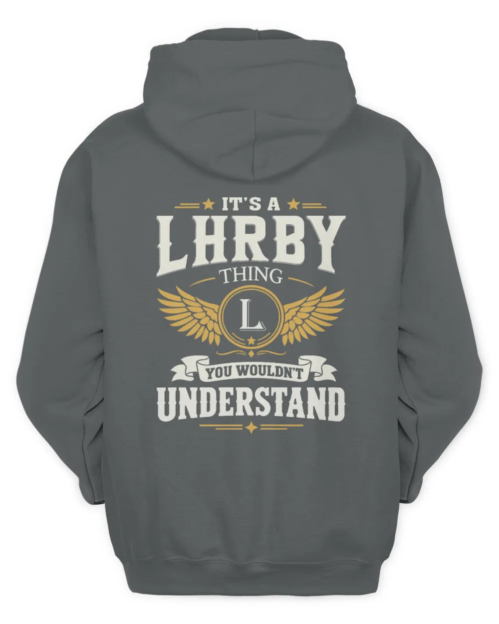 LHRBY KT06-M008 It’s a [NAME] Thing – You Wouldn’t Understand | Personalized Vintage T-Shirt - Unisex Hoodie - Charcoal