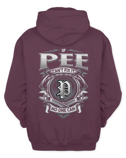 PEE AP81-K4-626 - Personalized Ahmed Quote Apparel “If Ahmed Can't Fix It, No One Can” - Unisex Hoodie - Maroon
