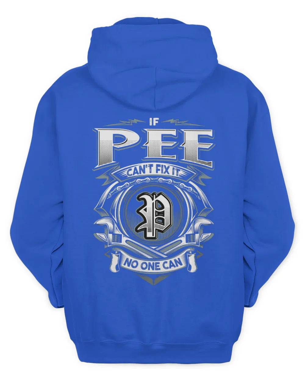 PEE AP81-K4-626 - Personalized Ahmed Quote Apparel “If Ahmed Can't Fix It, No One Can” - Unisex Hoodie - Royal