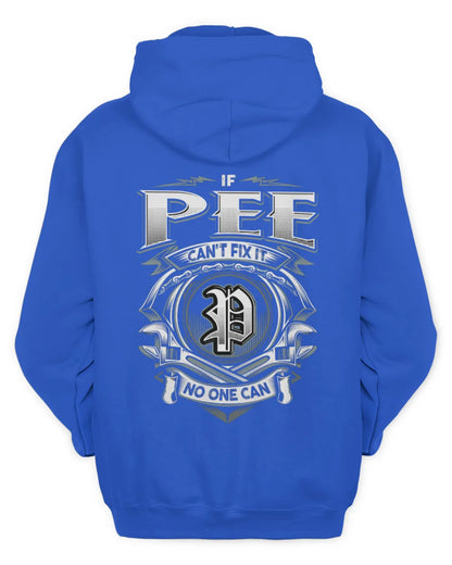 PEE AP81-K4-626 - Personalized Ahmed Quote Apparel “If Ahmed Can't Fix It, No One Can” - Unisex Hoodie - Royal