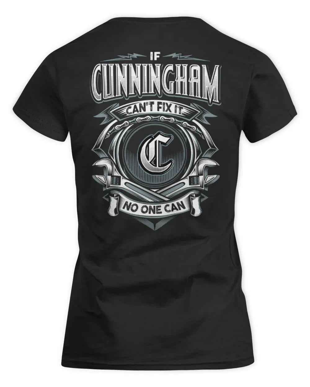 CUNNINGHAM AP81-K4-626 - Personalized Ahmed Quote Apparel “If Ahmed Can't Fix It, No One Can” - Women's Standard T-Shirt - Black