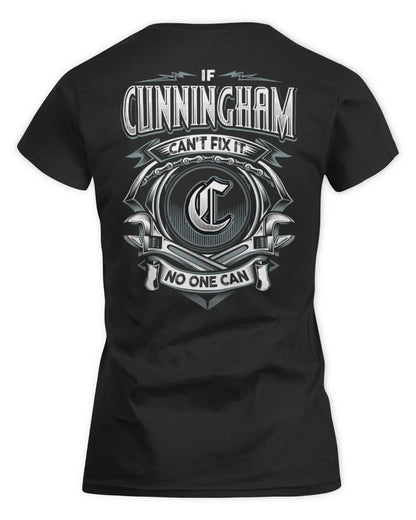 CUNNINGHAM AP81-K4-626 - Personalized Ahmed Quote Apparel “If Ahmed Can't Fix It, No One Can” - Women's Standard T-Shirt - Black