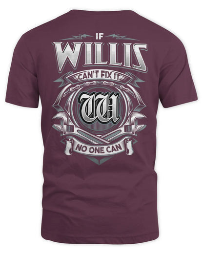 WILLIS AP81-K4-626 - Personalized Ahmed Quote Apparel “If Ahmed Can't Fix It, No One Can” - Unisex Standard T-Shirt - Maroon