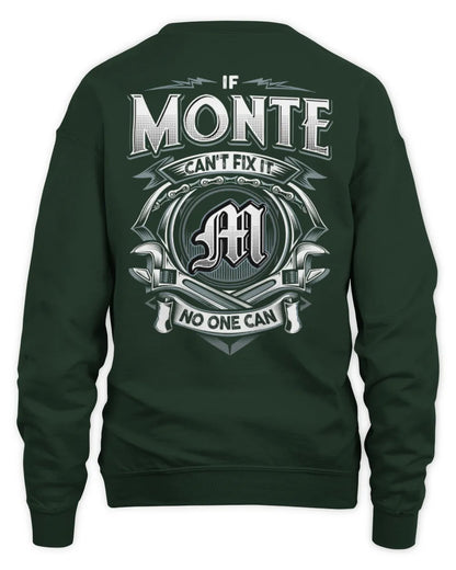 MONTE AP81-K4-626 - Personalized Ahmed Quote Apparel “If Ahmed Can't Fix It, No One Can” - Unisex Sweatshirt - Forest Green