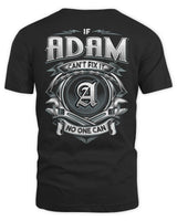 ADAM AP81-K4-626 - Personalized Ahmed Quote Apparel “If Ahmed Can't Fix It, No One Can” - Unisex Standard T-Shirt - Black