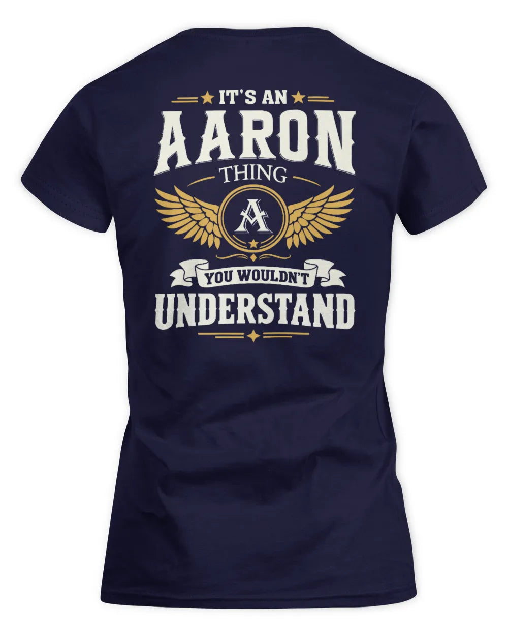 AARON KT06-M008 It’s a [NAME] Thing – You Wouldn’t Understand | Personalized Vintage T-Shirt - Women's Standard T-Shirt - Navy