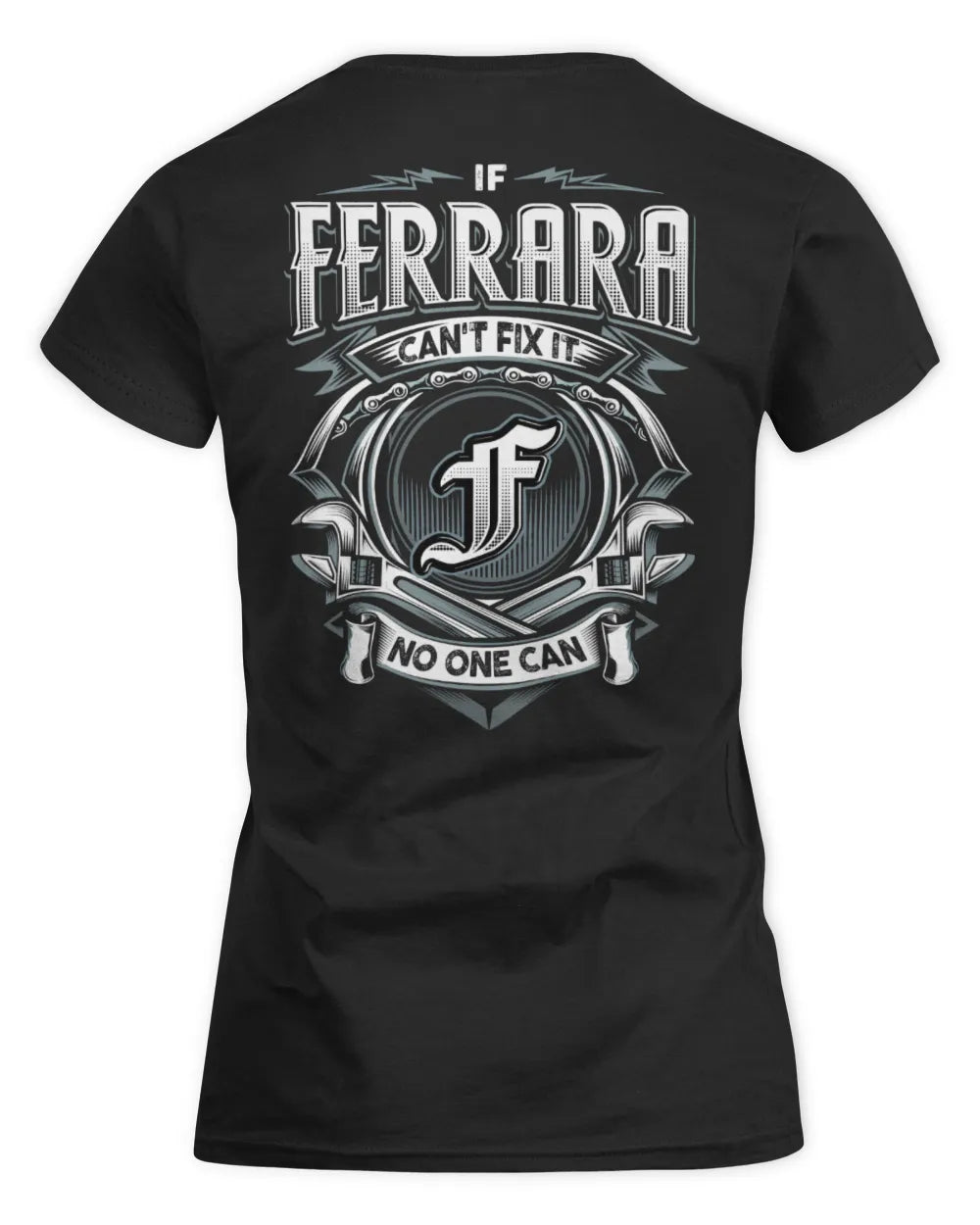 FERRARA AP81-K4-626 - Personalized Ahmed Quote Apparel “If Ahmed Can't Fix It, No One Can” - Women's Standard T-Shirt - Black