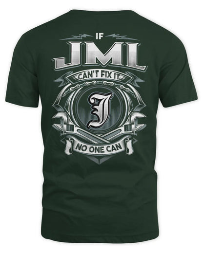 JML AP81-K4-626 - Personalized Ahmed Quote Apparel “If Ahmed Can't Fix It, No One Can” - Unisex Standard T-Shirt - Forest Green