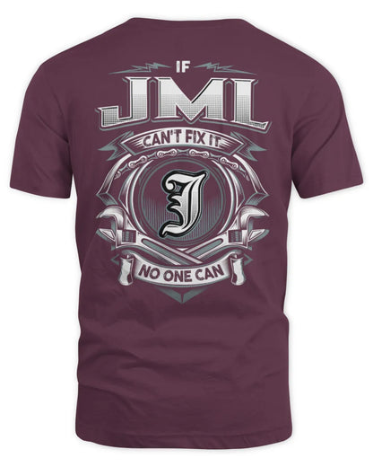 JML AP81-K4-626 - Personalized Ahmed Quote Apparel “If Ahmed Can't Fix It, No One Can” - Unisex Standard T-Shirt - Maroon