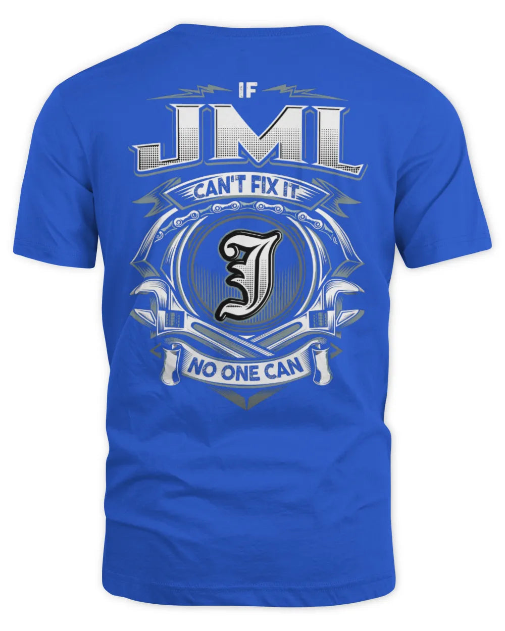 JML AP81-K4-626 - Personalized Ahmed Quote Apparel “If Ahmed Can't Fix It, No One Can” - Unisex Standard T-Shirt - Royal