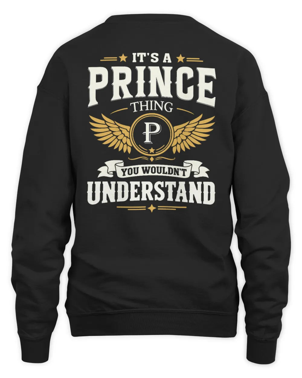 PRINCE KT06-M008 It’s a [NAME] Thing – You Wouldn’t Understand | Personalized Vintage T-Shirt - Unisex Sweatshirt - Black