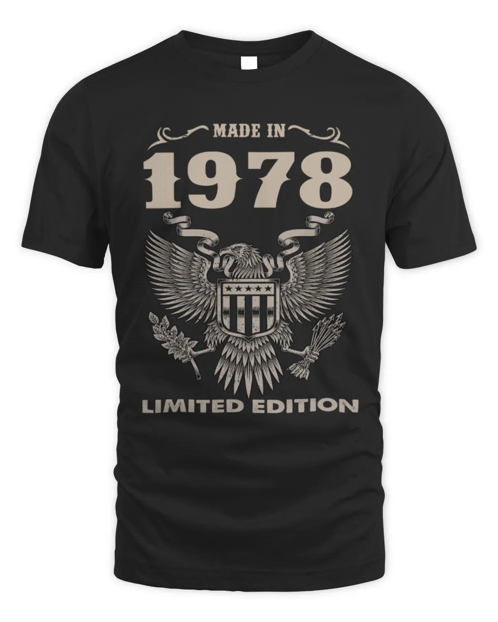 1978 HH89-K2 – Classic Birth Year Limited Edition T-Shirt - Unisex Standard T-Shirt - Black