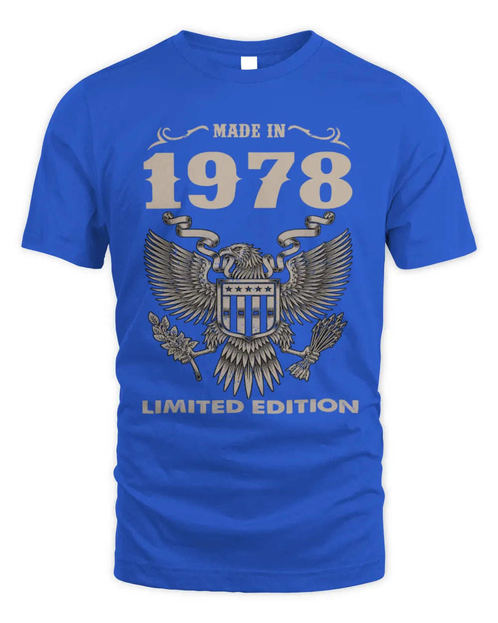 1978 HH89-K2 – Classic Birth Year Limited Edition T-Shirt - Unisex Standard T-Shirt - Royal