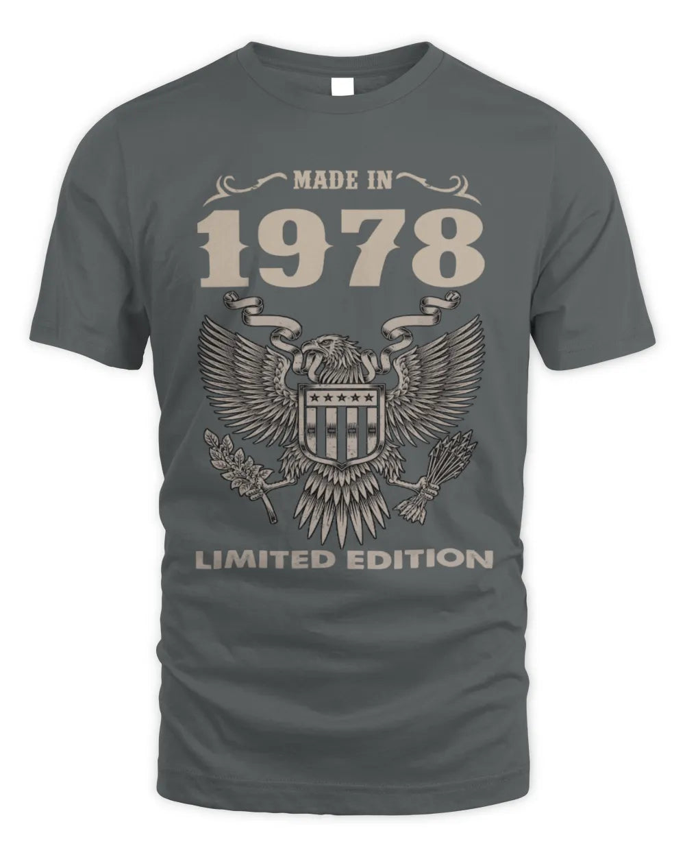1978 HH89-K2 – Classic Birth Year Limited Edition T-Shirt - Unisex Standard T-Shirt - Charcoal