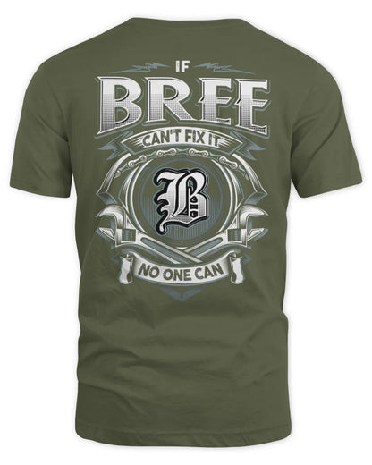 BREE AP81-K4-626 - Personalized Ahmed Quote Apparel “If Ahmed Can't Fix It, No One Can” - Unisex Standard T-Shirt - Military Green