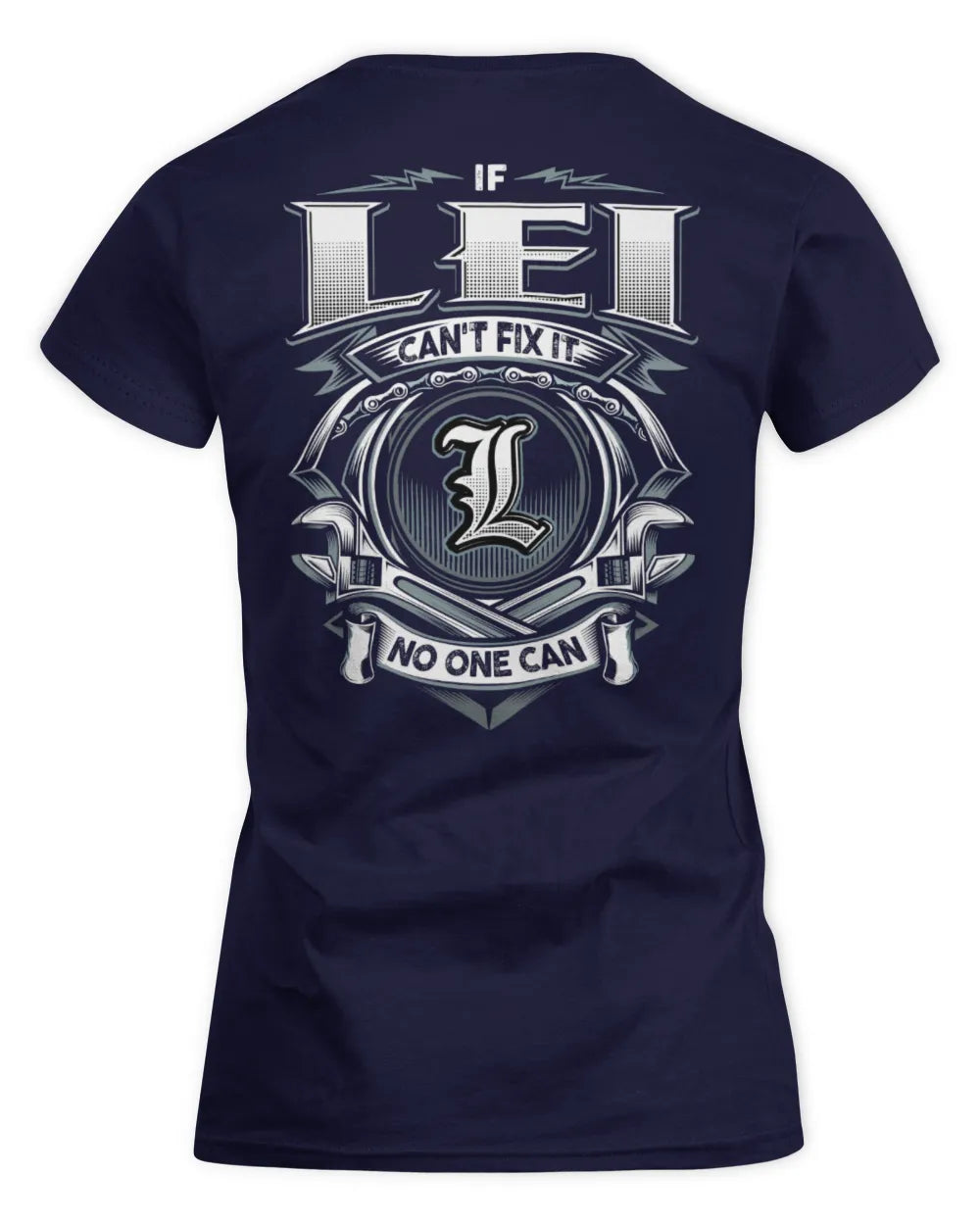 LEI AP81-K4-626 - Personalized Ahmed Quote Apparel “If Ahmed Can't Fix It, No One Can” - Women's Standard T-Shirt - Navy