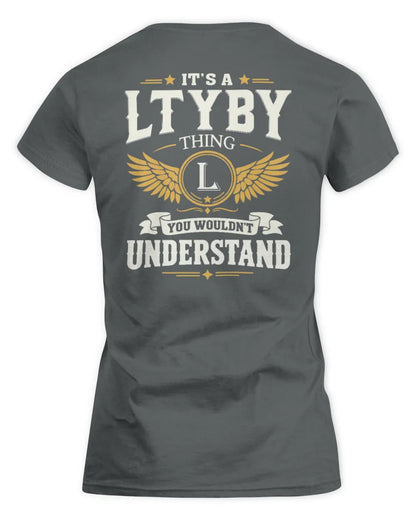 LTYBY KT06-M008 It’s a [NAME] Thing – You Wouldn’t Understand | Personalized Vintage T-Shirt - Women's Standard T-Shirt - Charcoal