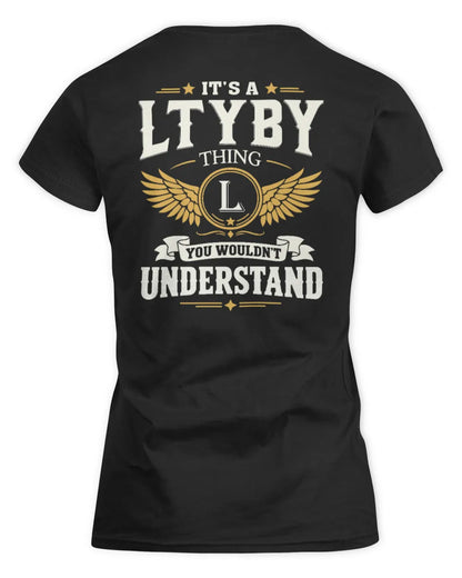 LTYBY KT06-M008 It’s a [NAME] Thing – You Wouldn’t Understand | Personalized Vintage T-Shirt - Women's Standard T-Shirt - Black
