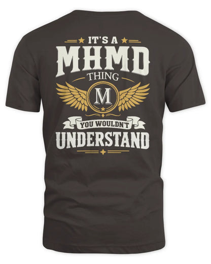 MHMD KT06-M008 It’s a [NAME] Thing – You Wouldn’t Understand | Personalized Vintage T-Shirt - Unisex Standard T-Shirt - Dark Chocolate