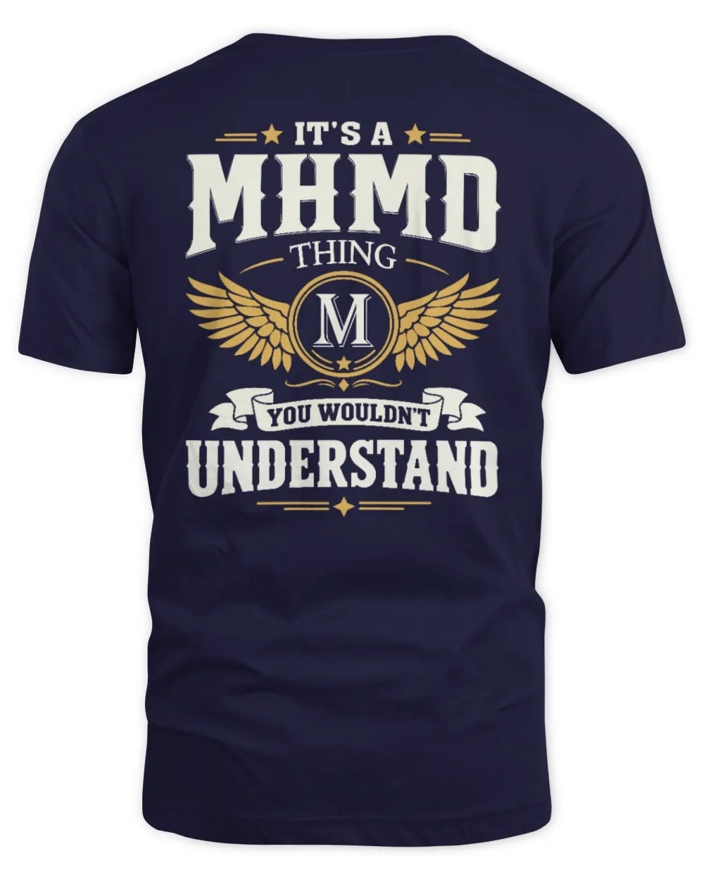 MHMD KT06-M008 It’s a [NAME] Thing – You Wouldn’t Understand | Personalized Vintage T-Shirt - Unisex Standard T-Shirt - Navy