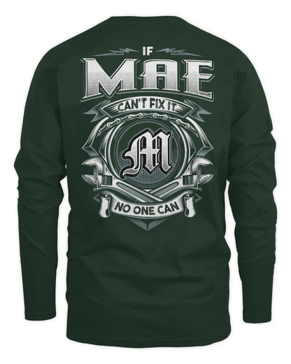 MAE AP81-K4-626 - Personalized Ahmed Quote Apparel “If Ahmed Can't Fix It, No One Can” - Men's Long Sleeved T-Shirt - Forest Green