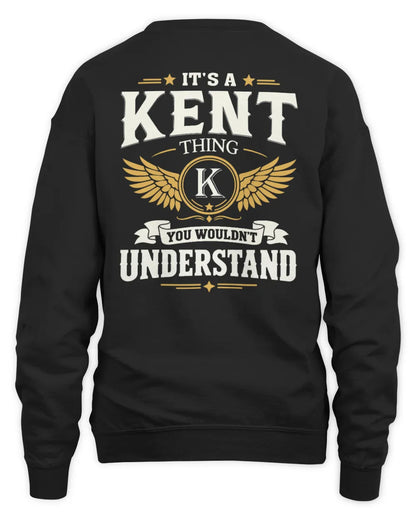 KENT KT06-M008 It’s a [NAME] Thing – You Wouldn’t Understand | Personalized Vintage T-Shirt - Unisex Sweatshirt - Black