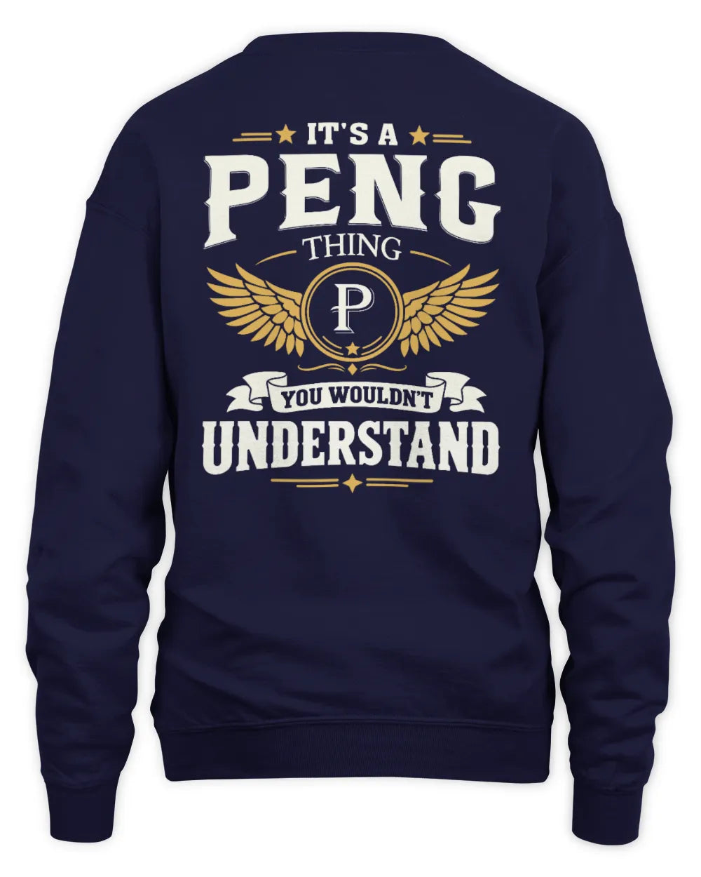 PENG KT06-M008 It’s a [NAME] Thing – You Wouldn’t Understand | Personalized Vintage T-Shirt - Unisex Sweatshirt - Navy