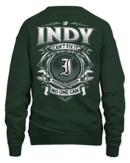 INDY AP81-K4-626 - Personalized Ahmed Quote Apparel “If Ahmed Can't Fix It, No One Can” - Unisex Sweatshirt - Forest Green