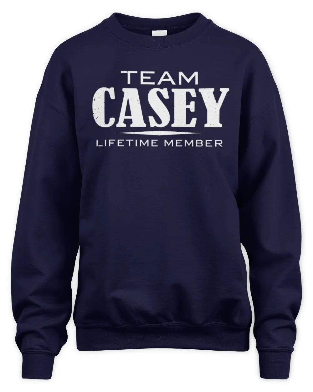 CASEY BL62-K4-128 - Personalized “Team AARON Lifetime Member” - Unisex Sweatshirt - Navy
