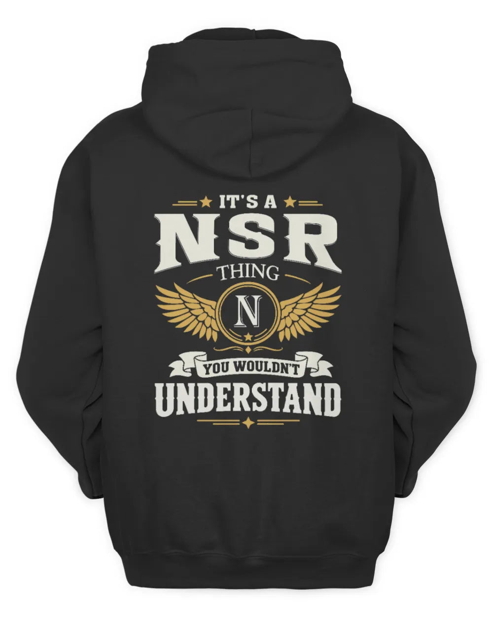 NSR KT06-M008 It’s a [NAME] Thing – You Wouldn’t Understand | Personalized Vintage T-Shirt - Unisex Hoodie - Black