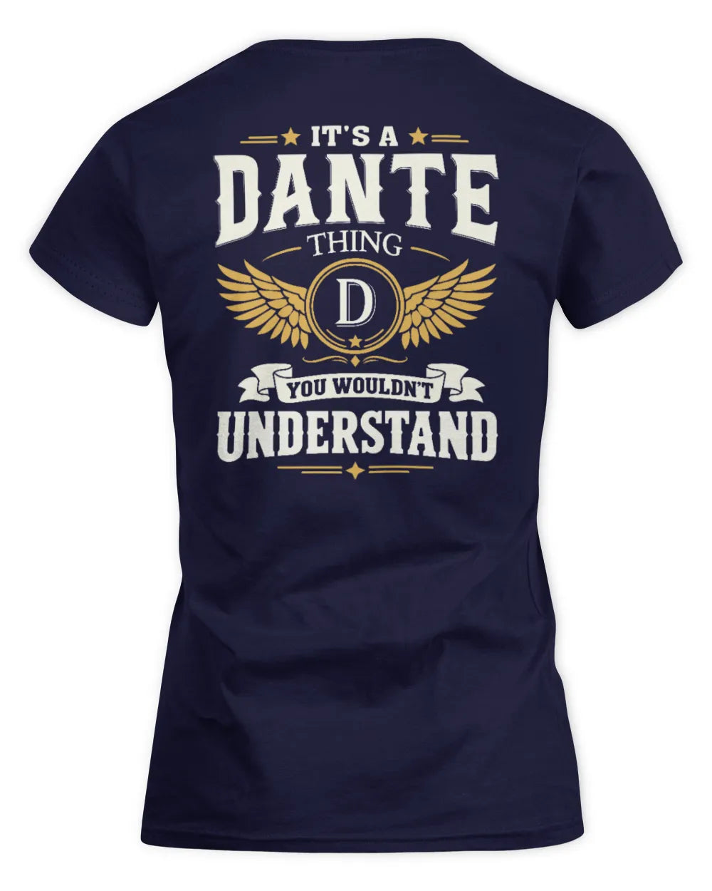 DANTE KT06-M008 It’s a [NAME] Thing – You Wouldn’t Understand | Personalized Vintage T-Shirt - Women's Standard T-Shirt - Navy