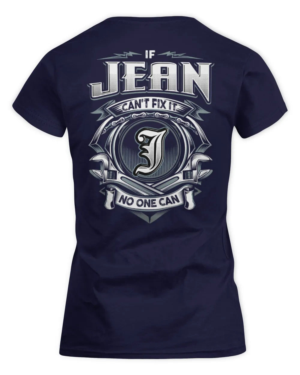 JEAN AP81-K4-626 - Personalized Ahmed Quote Apparel “If Ahmed Can't Fix It, No One Can” - Women's Standard T-Shirt - Navy