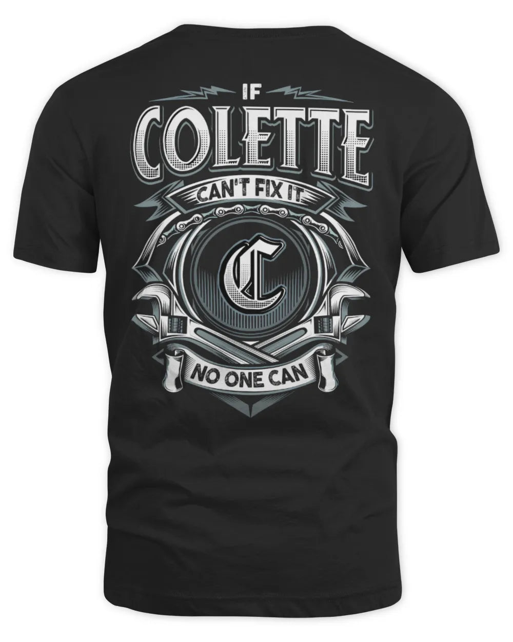 COLETTE AP81-K4-626 - Personalized Ahmed Quote Apparel “If Ahmed Can't Fix It, No One Can” - Unisex Standard T-Shirt - Black