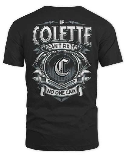 COLETTE AP81-K4-626 - Personalized Ahmed Quote Apparel “If Ahmed Can't Fix It, No One Can” - Unisex Standard T-Shirt - Black
